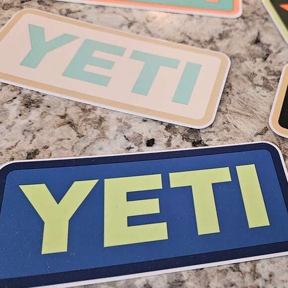 Yeti Stickers 5 total NEW - Picture 3 of 3